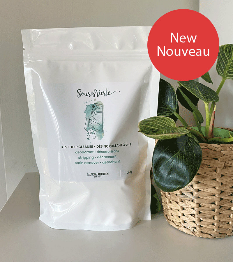 Désincrustant 3 en 1 (Désodorisant, décrassant, détachant) - Souris Verte - 900g